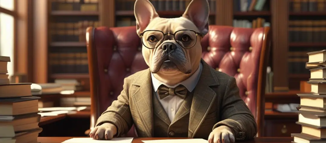 French Bulldog with 20 tips